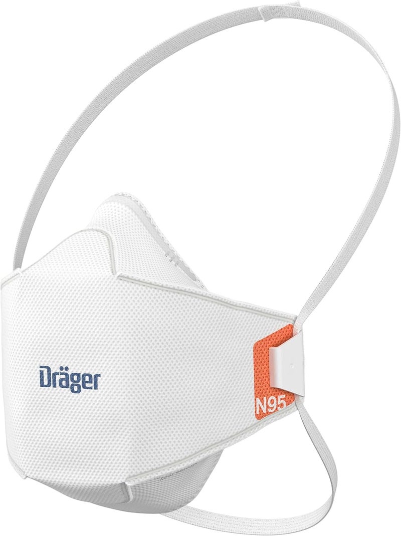Drager X-plore 1950 N95 respirator mask | NIOSH-approved respirator mask for construction, DIY, home improvement - Image 1
